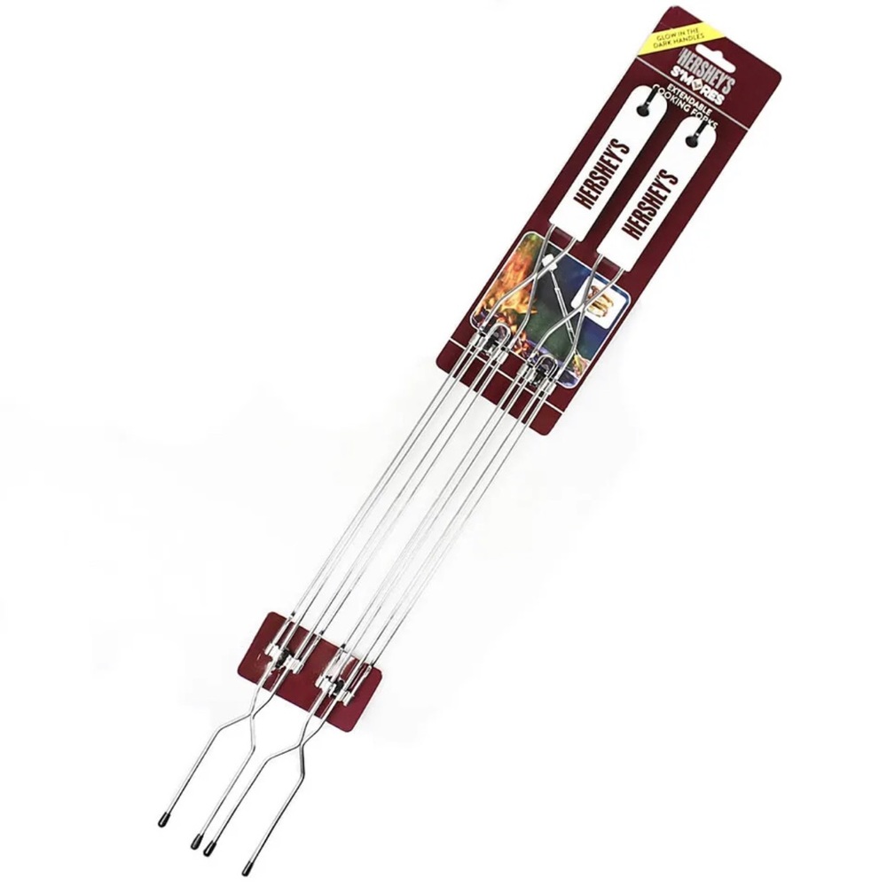 Mr. Bar-B-Q Hershey's S'mores Extension Forks with Glow in the‎ Dark Handles